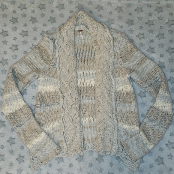 3/$20 Free People Cardigan Sweater Wool Blend M - Picture 1 of 6